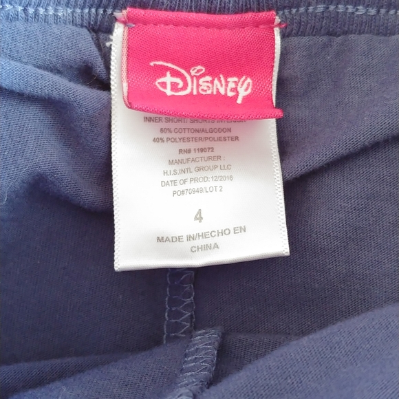 EUC Disney Girls Sparkle Tutu Skort - Picture 3 of 3